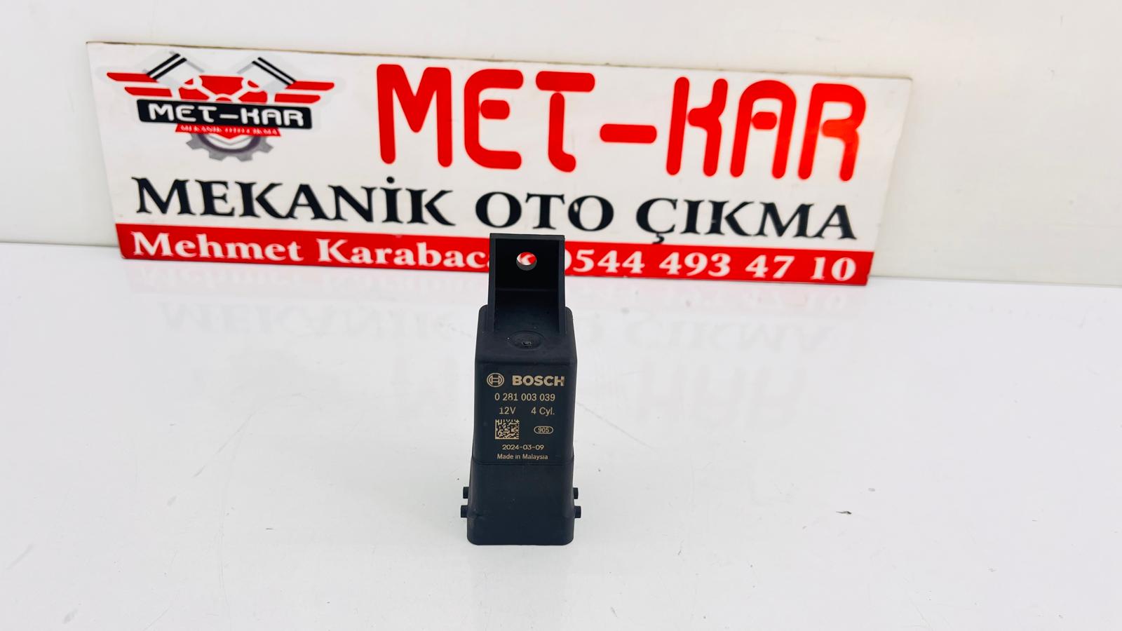 FİAT DUCATO,PEUGEOT BOXER ,CİTROEN JUMPER , KIZDIRMA BUJİ ROLESİ , Kızdırma Zaman Rölesi  , 0281003039 , 0 281 003 039