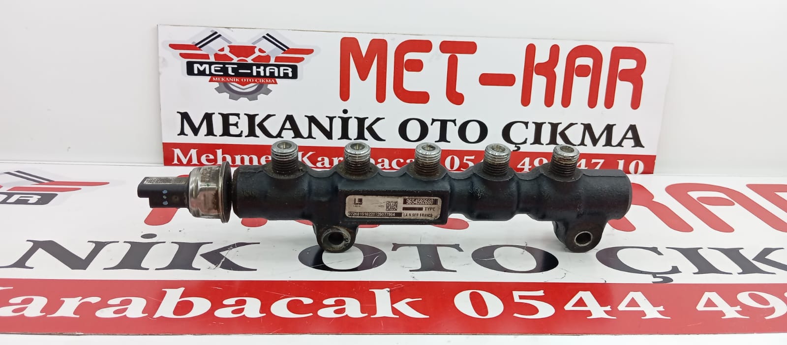 FORD FOCUS  DV6 1.6TDCİ DİZEL YAKIT RAİL BORUSU 9654592680