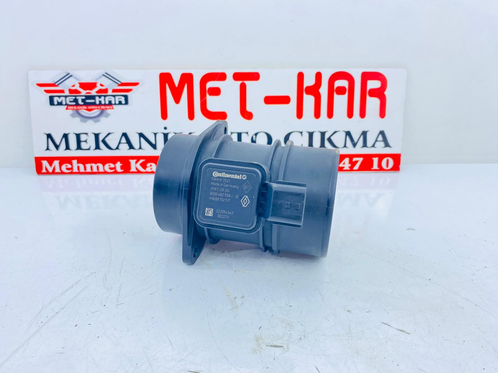 RENAULT HAVA AKIŞ METRE ,HAVA DEBİ ÖLÇER , HAVA KÜTLE ÖLÇER , 5WK9 7021 , 8200 682 558 , H 8200 702 517