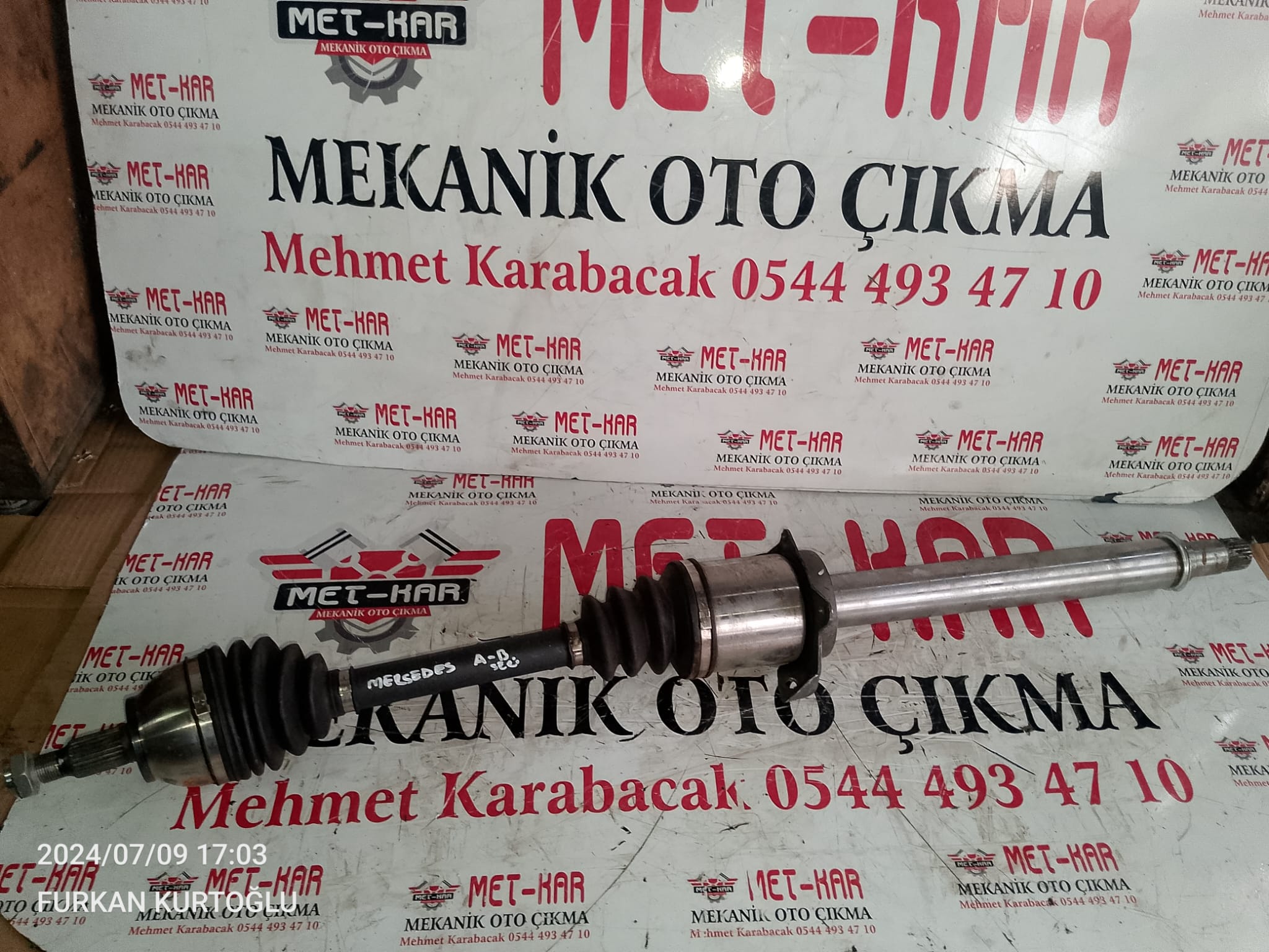 MERCEDES-BENZ ÖN SAG AKİS A1693705672  (A ve B serisi için uygundur) AKS BSG marka 60-350-004
