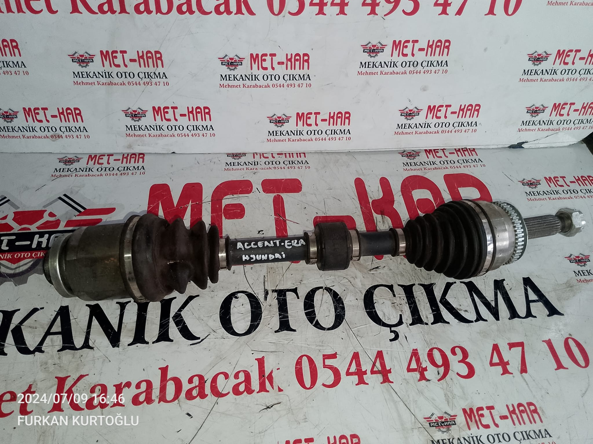 HYUNDAİ ACCENT ÖN SAG AKİS 495001E650 , AKS BSG marka  40-350-018 