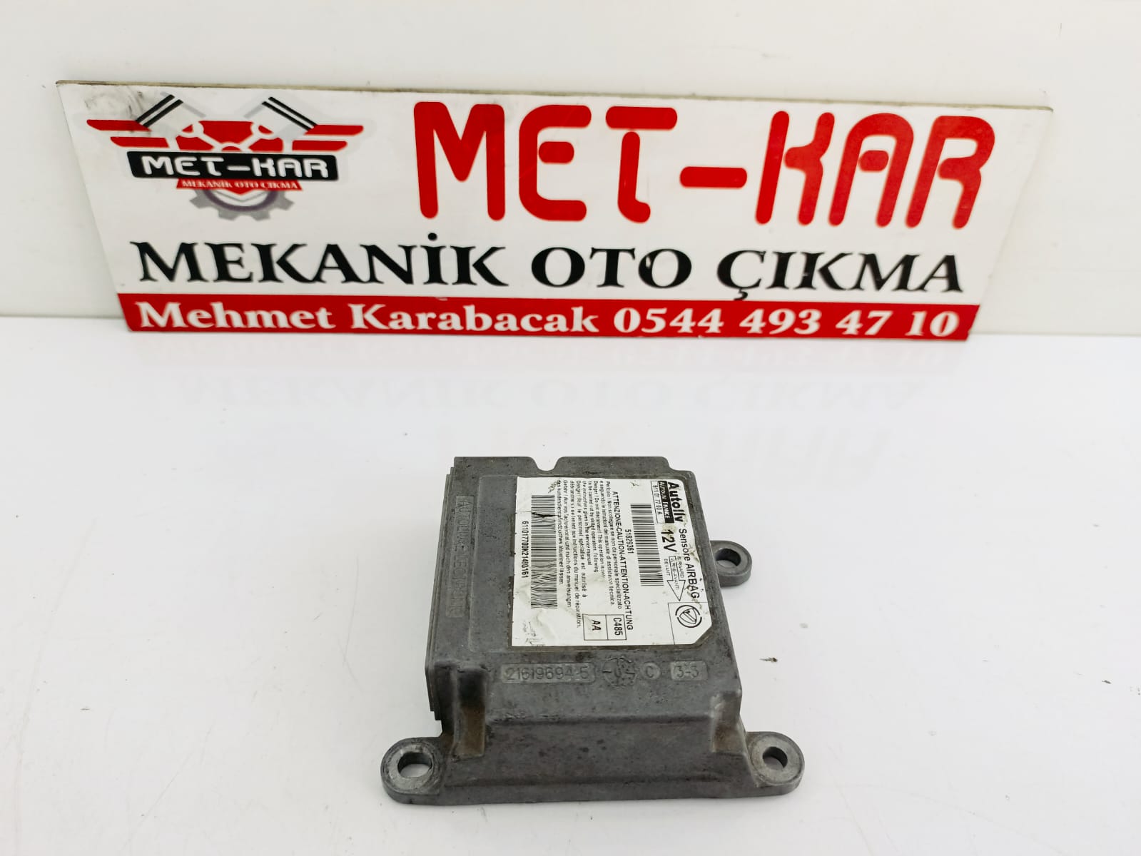 FİAT DOBLO 2010 MODEL AİRBAG BEYNİ 611017700A , 51829361 , 611 01 77 00 A
