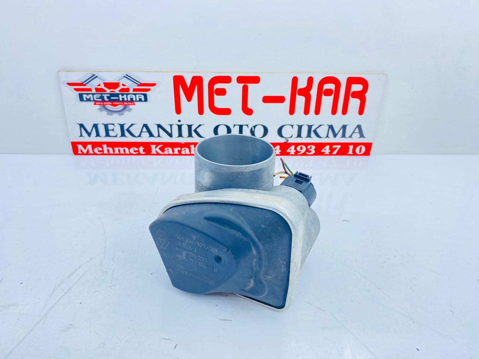 RENAULT MEGANE-2 ,SCENİC ,FLUENCE BENZİNLİ GAZ KELEBEGİ , 408 238/827/002 , 8200 190 230 , 8200 171 134-B , RENAULT MEGANE SCENİC VDO 408.238/827/002 GAZ KELEBEĞİ