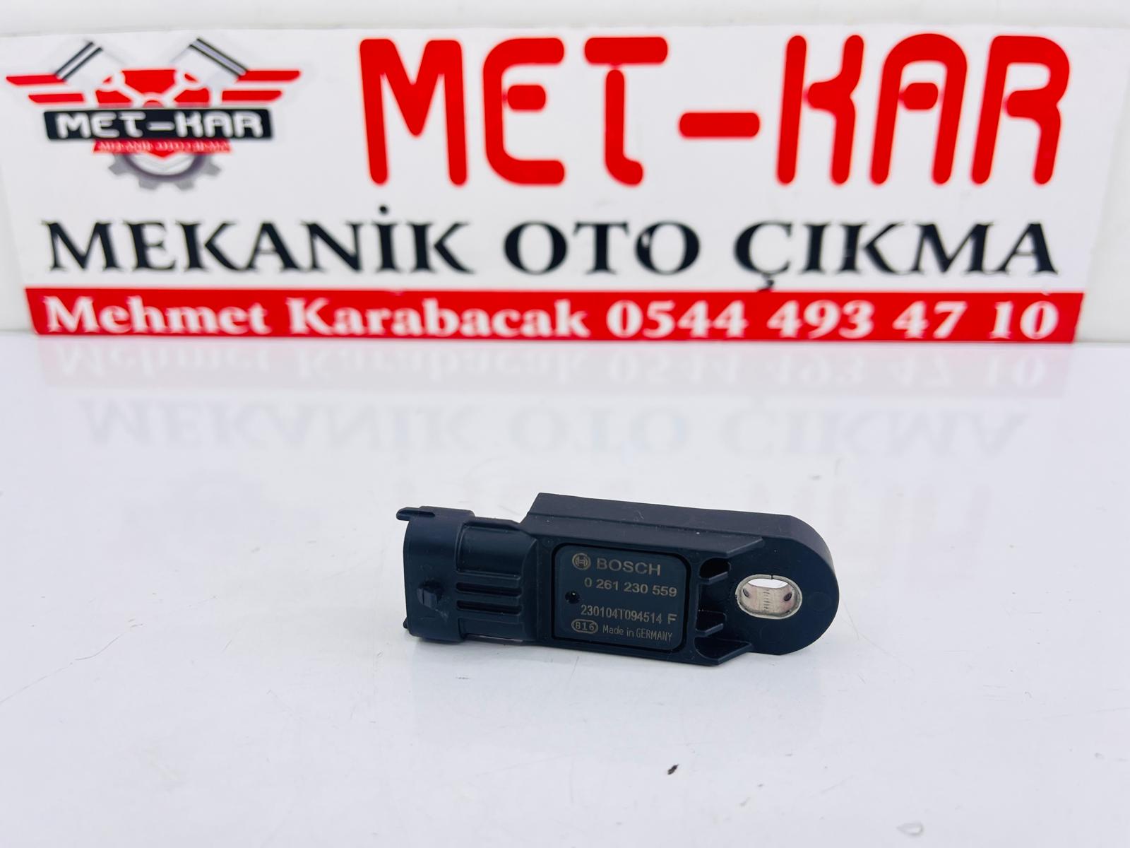 RENAULT , FİAT , NISSAN BASINÇ SENSÖRÜ , 0261230559 , 0 261 230 559 , H8201377790 , S6100165 , 95519130 , 95528893 ,  6000616662 , 6000620765 , K6000616662 , K6000620765 , 2265000Q0C , 2373100Q0L