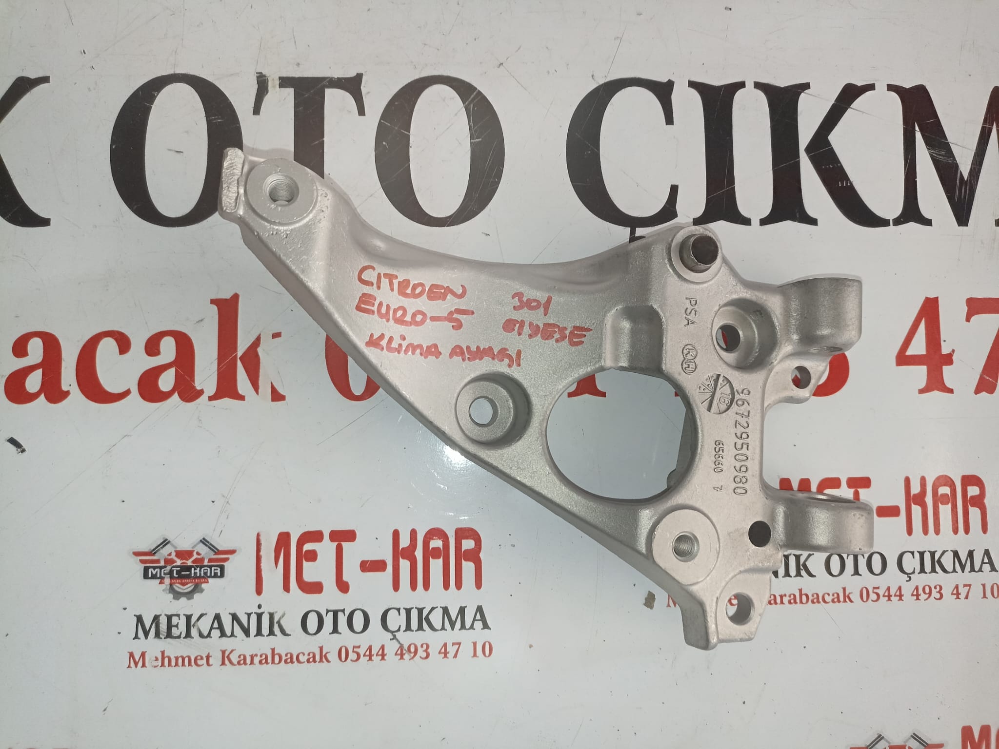 CİTROEN elyese,EURO 5 KLİMA AYAĞI 9672950980 pejo 301 klima braketi