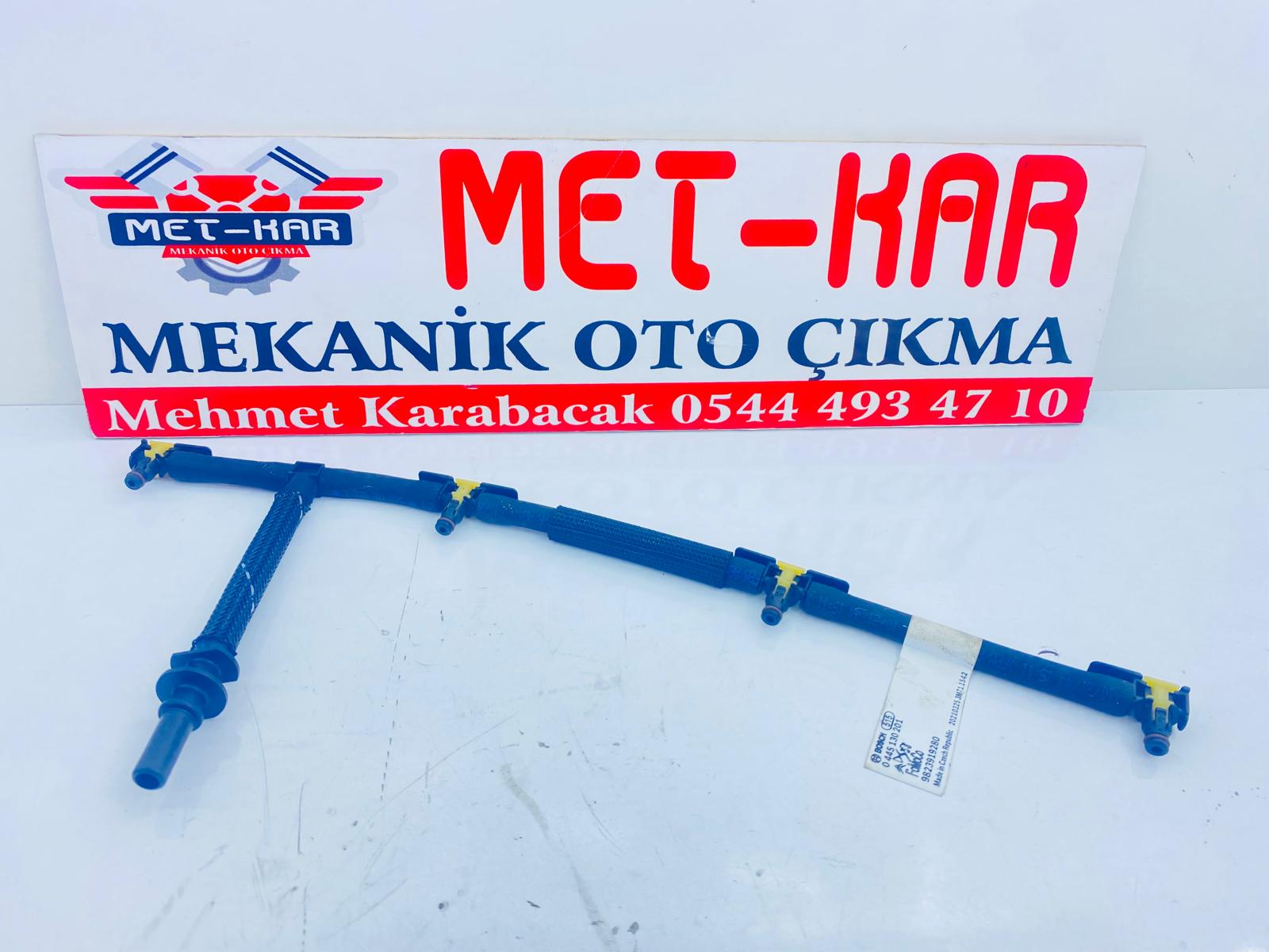 CİTROEN C-3 , C-4 1.6 HDI , PEUGEOT RIFTER , ENJEKTÖR YAKIT GERİ DÖNÜŞ HORTUMU , 9823919280