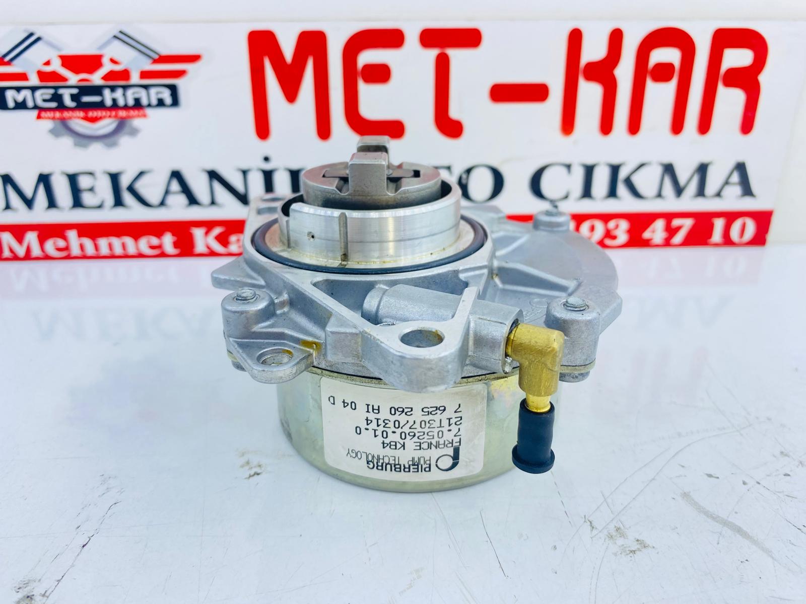 BMW Vakum Pompası   FREN VAKUM POMPASI , 7.04625.03.0  ,  7 625 260 AI 04 D ,  11667625260