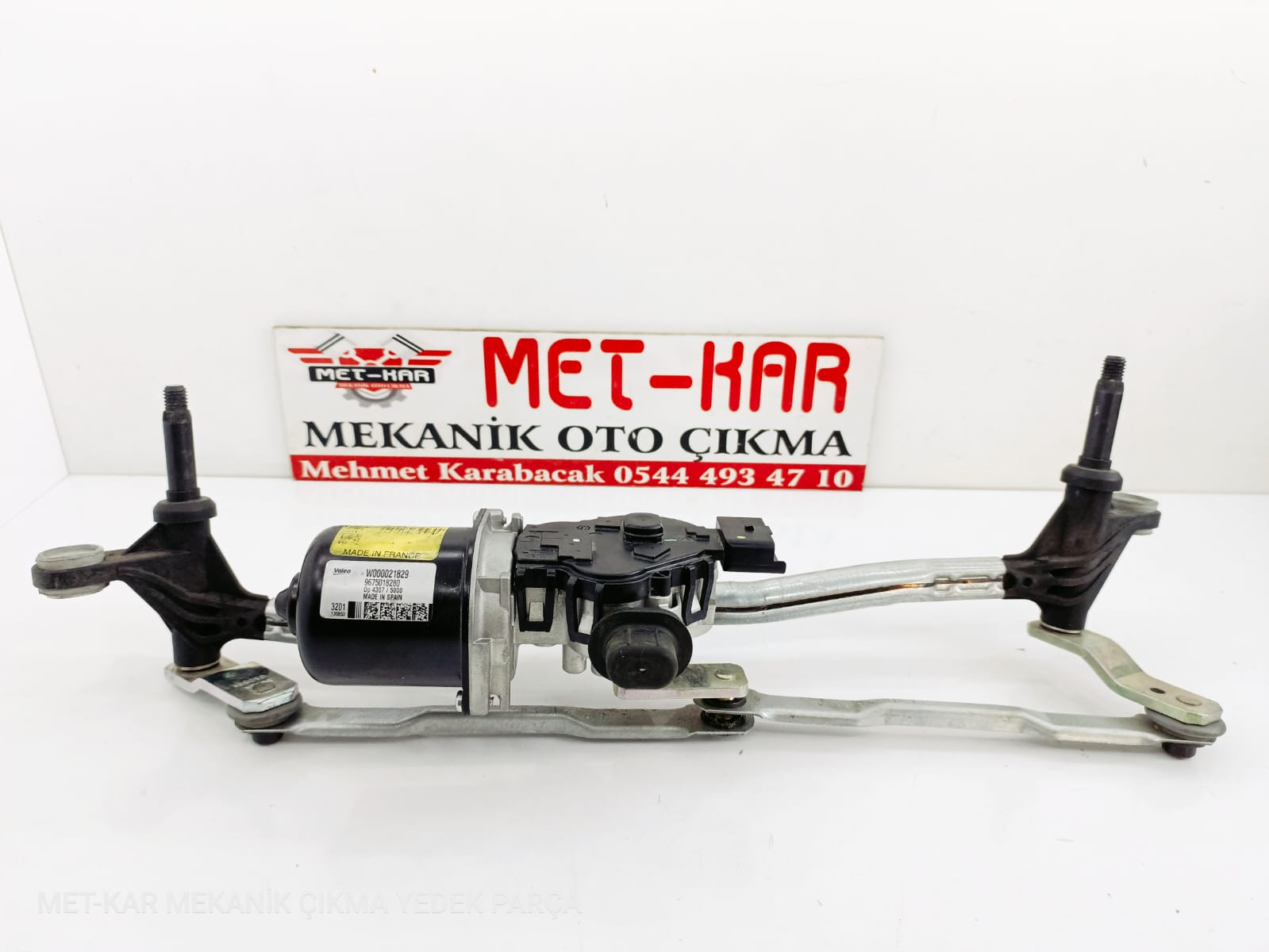 CİTROEN , PEUGEOT  301 , C-ELYESSE ÖN SİLİCEK MOTORU , ÖN SİLECEK MOTORU VE MEKANİZMASI , W000032564 , W000021829 , 9675018280