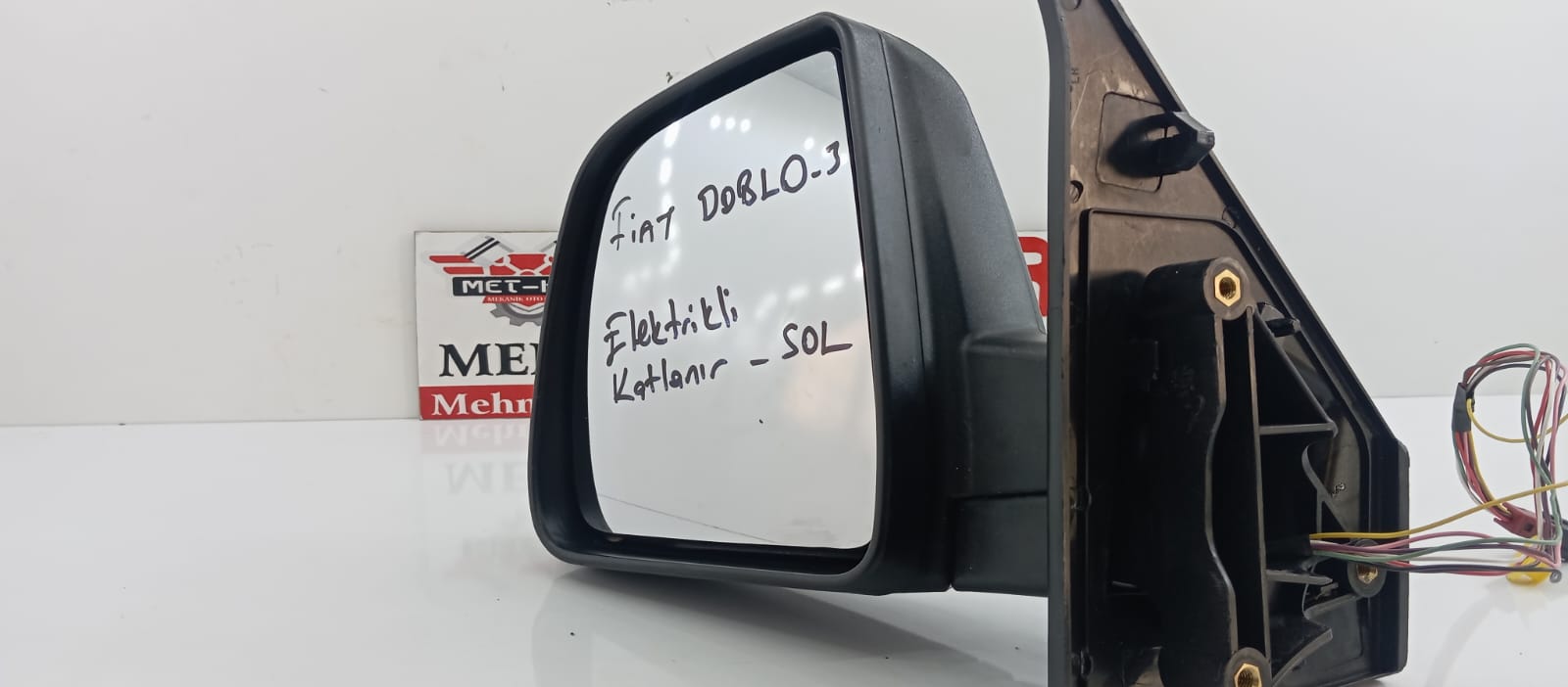 FİAT DOBLO SİNYALLİ 2012-2016 KATLANIR ELEKTRİKLİ YAN AYNA - DİKİZ AYNA