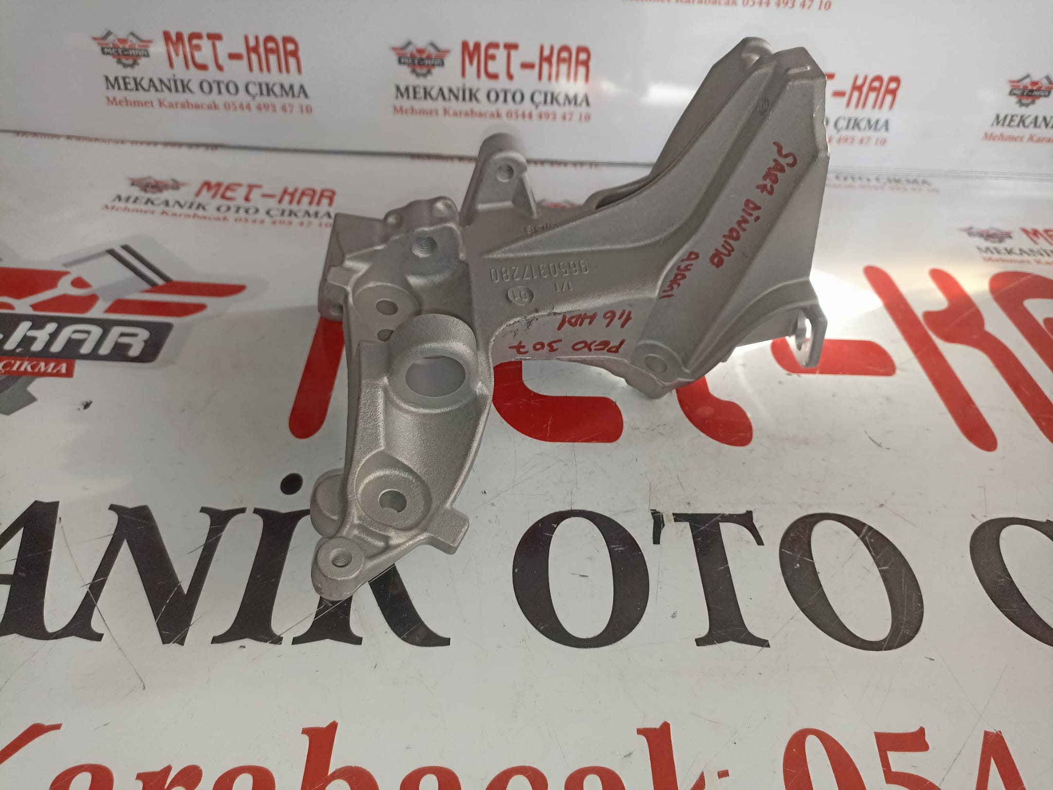 PEUGEOT 307 1.6hdi şarj dinamo baglantı braketi citroen C4 hdi 9650317280