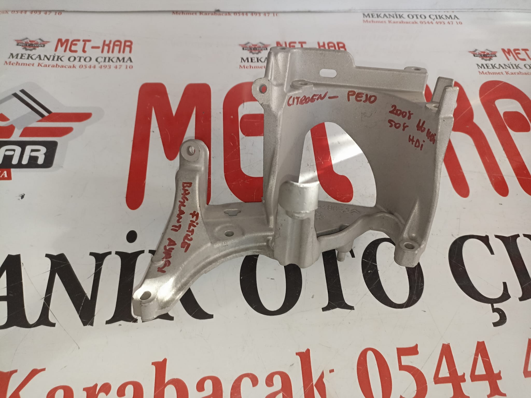PEUGEOT 3008,2008,508 1.6HDİ MAZOT FİLTRE BRAKETİ CİTROEN YAKIT FİLTRE AYAGI 9678325480