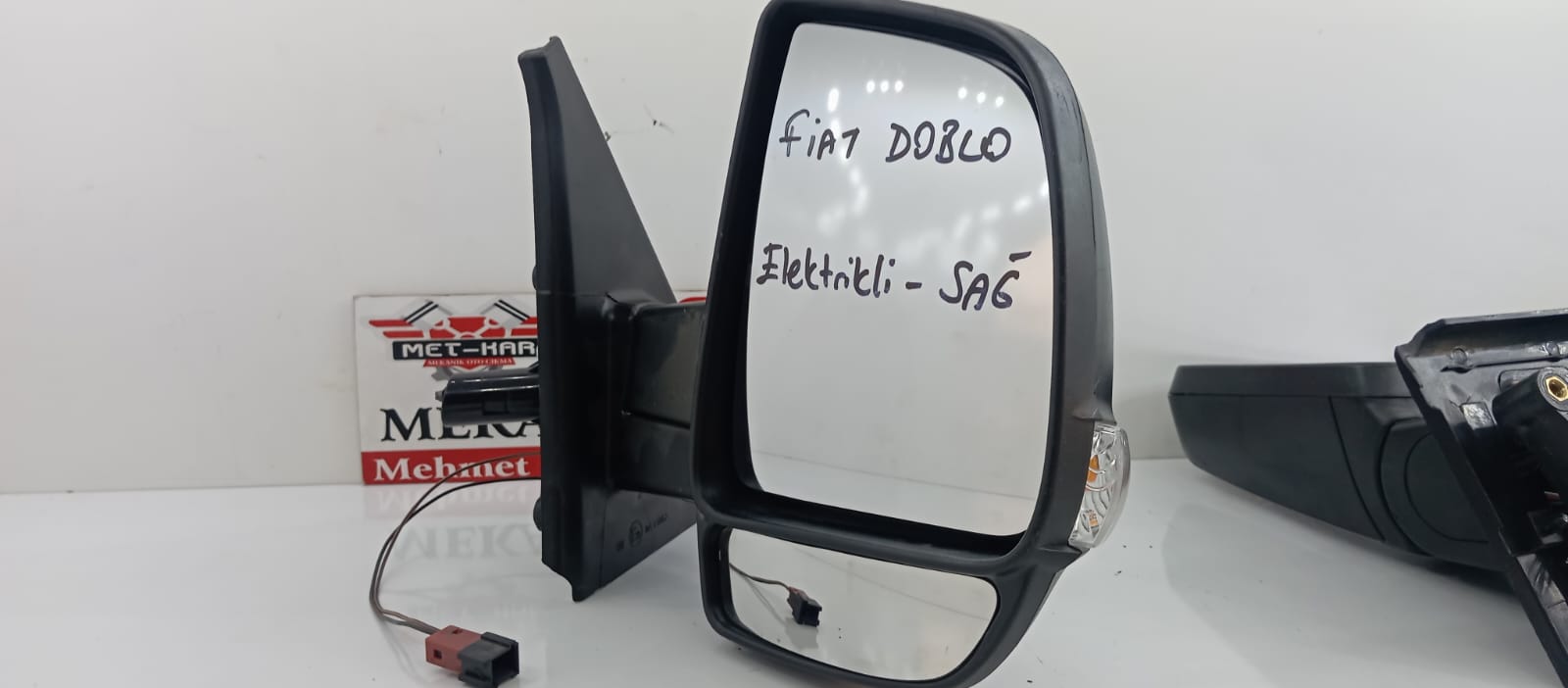 FİAT DOBLO MANUEL AYARLI SİNYALLİ SAĞ YAN AYNA , DİKİZ AYNA