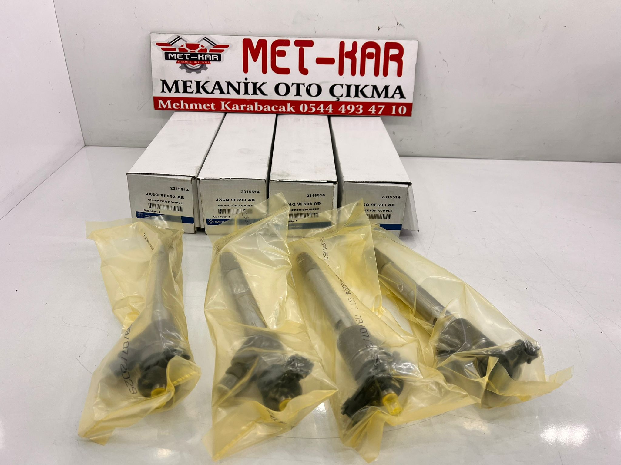 FORD, OPEL, CITROEN, PEUGEOT, DS 1.5 DİZEL EURO 6 ENJEKTÖR TAKIMI ORJINAL SIFIR JX6Q 9F593 AB, 0445110955, 9828959880, 98 289 598 80, 2315514, JX6Q9F593AB 