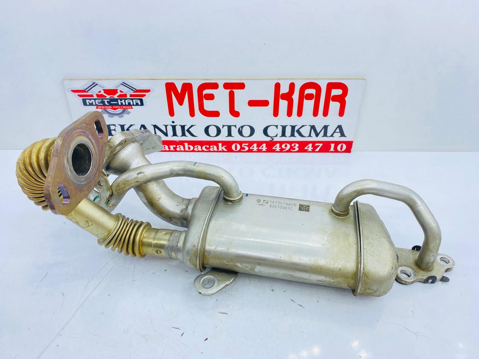 RENAULT CLİO 4 , MEGAN 4  EGR , TURBO SOGUTUCUSU  ,SOGUTMA SU TANKI 147357082R , 147357082