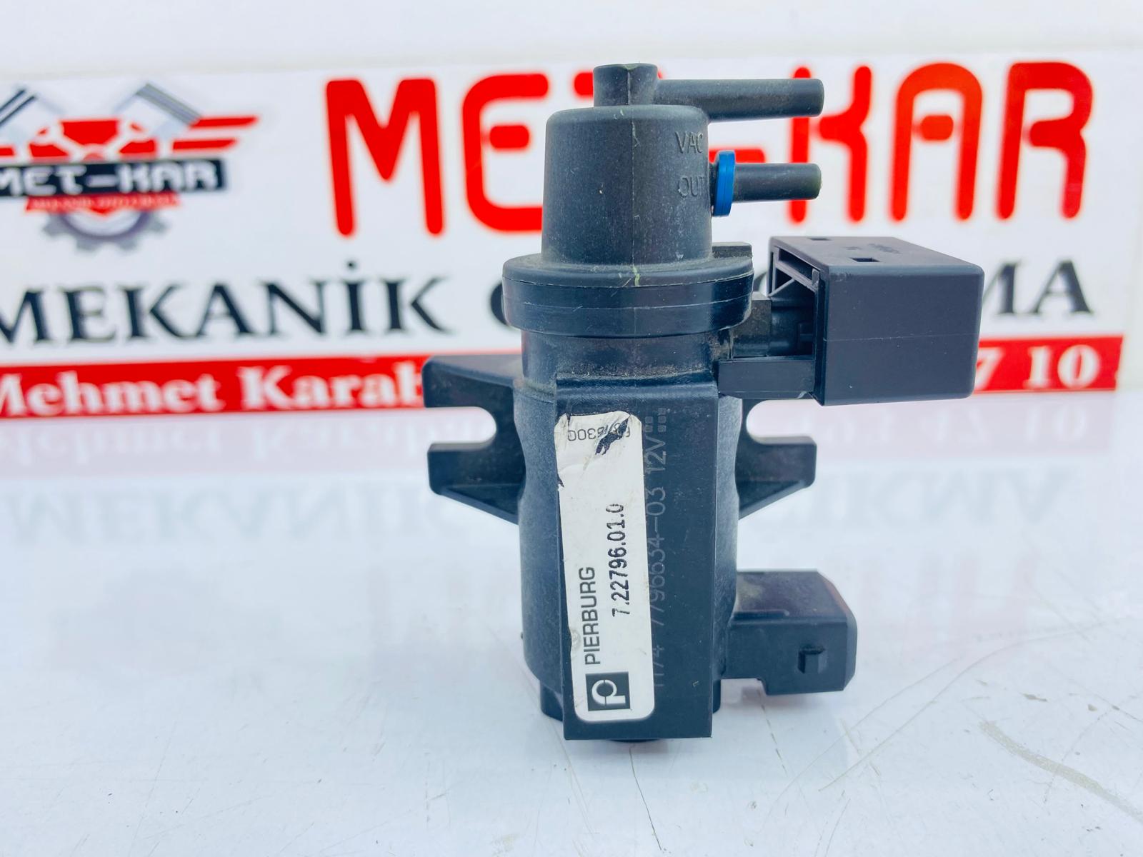 BMW , E90 kasa 320-D M47 N2 motora uyumlu TURBO BASINÇ VALFİ , EN 75 , TURBO HAVA BASINÇ KONVEKTÖRÜ , ( ürün pierbug marka  7.22796.01.0  ) ,  11747796634  ,  2247906  ,  11742247906  ,  7796634