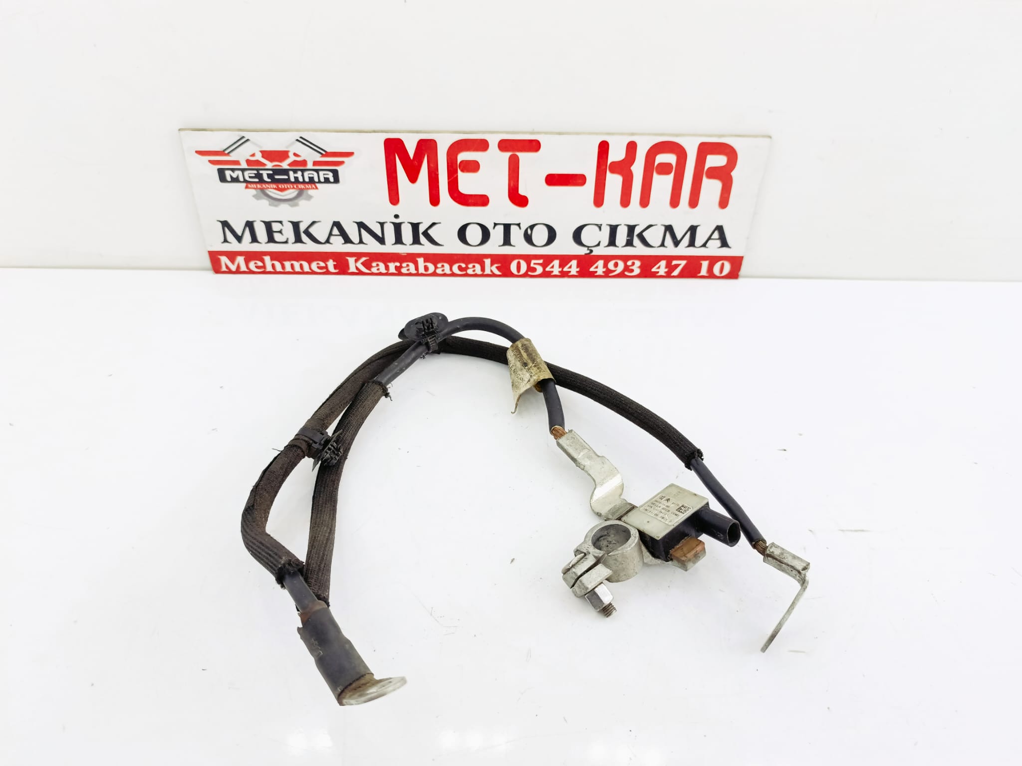 PEUGEOT 206 , CITROEN C3 PİCASSO KUTUP BAŞIİ AKÜ KABLOSU, NEGATİF (-) AKÜ KABLOSU 9800590280 , 9678116380