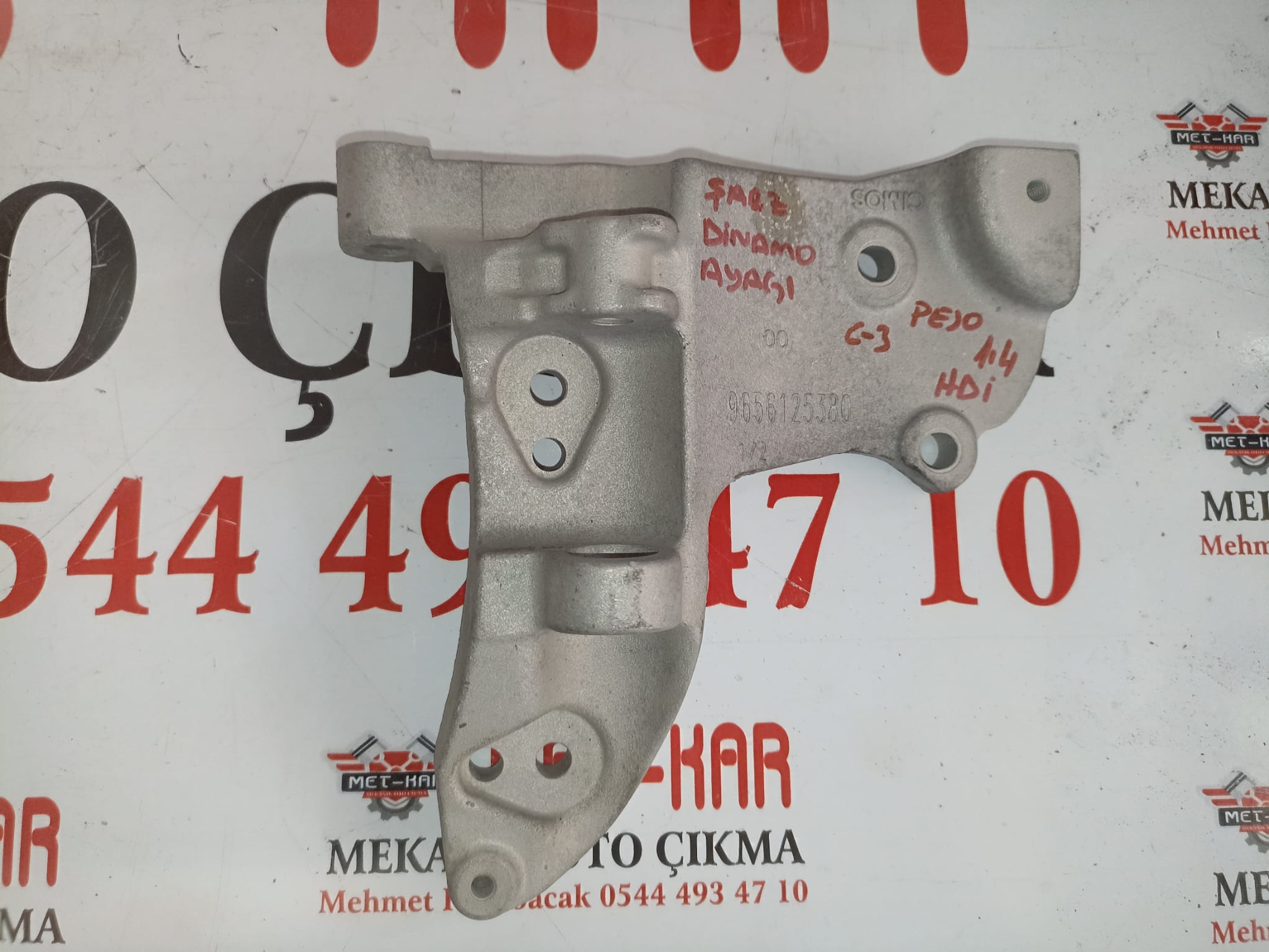 CİTROEN,PEUGEOT 1.4HDİ C3 sarj dinamo ayagı,braketi 9656125380