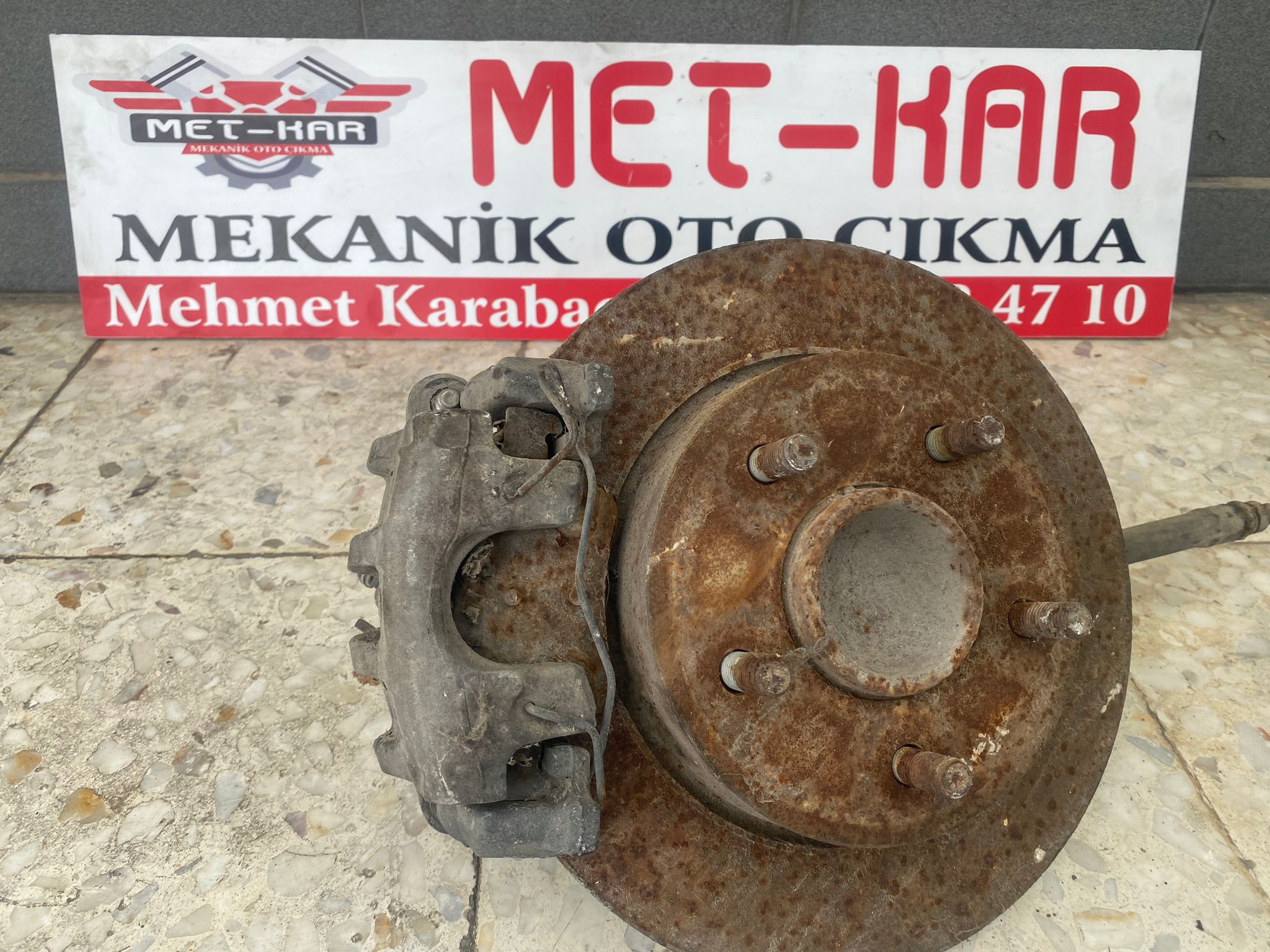 FORD FOCUS SOL ARKA FREN KALİPERİ VE DİSKİ 3M51-2M089-BA